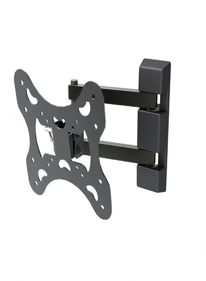 Skill Tech SH 30P Swivel TV Wall Mount for 14"-43" Screens, VESA 200x200, Wall Profile 75mm–390mm, Max Load 35kg – Black - Image 1