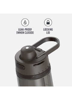 THERMOS Alta Series Leak Proof Hard Plastic Water Bottle with Spout Grey and Black 24oz TP4329SM6  - Image 2