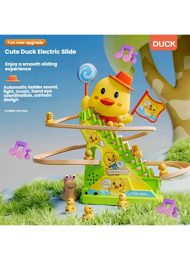 6 بط صعود الدرج لعبة مع منحدر حلزوني مسار انزلاق تطوير المهارات الحركية هدية - Image 5