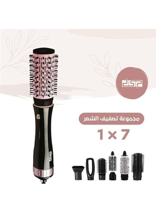 دي اس بي فرشاة تصفيف الشعر الحرارية DSP، أسود، ١٠٠٠ واط، موديل 50020 - Image 1