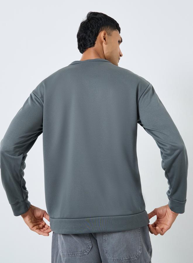 تايك تو سويت شيرت مطبع بطبعة جرافيك - Image 4