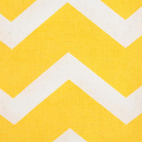 DII Kitchen Towel Collection Decorative Cotton Dishtowel Set, 18x28, Yellow Chevron, 2 Piece - Image 2