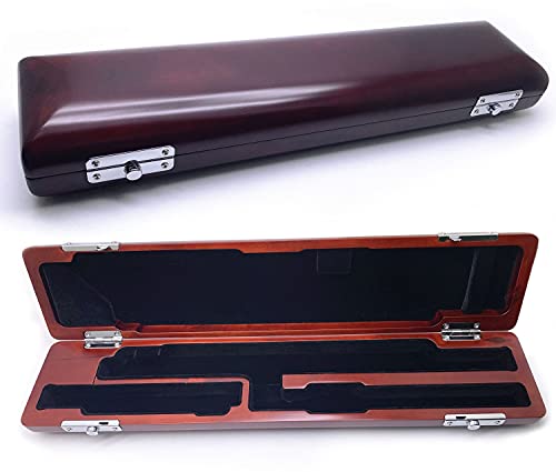 Jiayouy B Hardwood Flute Case 17 Hole Storage Box Protect Carry - Image 1