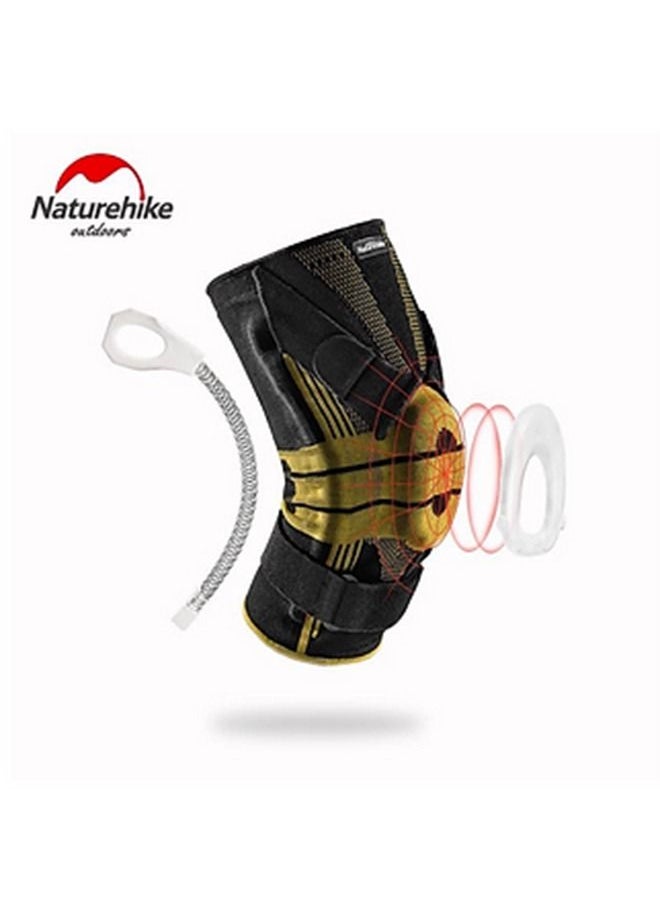 Naturehike - HJ K01 Wing Professional External Stabilized Patella Knee Brace Yellow/M - Image 1