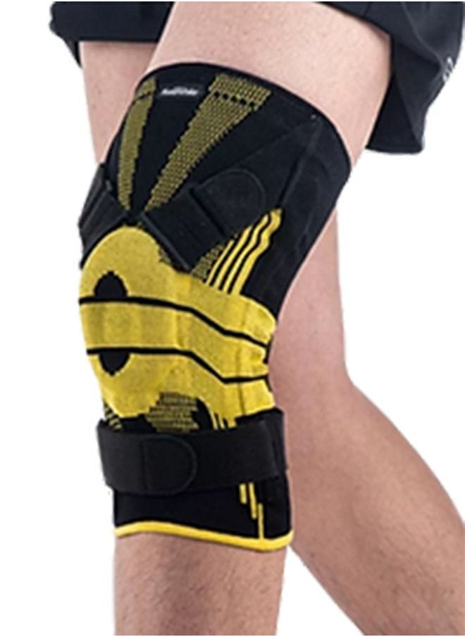 Naturehike - HJ K01 Wing Professional External Stabilized Patella Knee Brace Yellow/M - Image 1