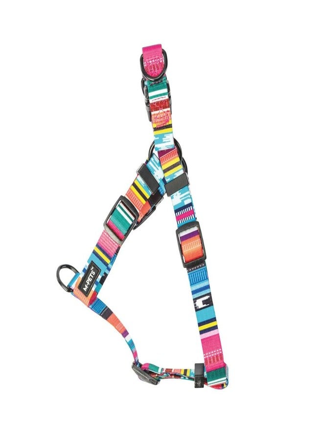 M-PETS Urban Style Jazz Stripes Harness for X-Small Dogs, Adjustable Neck, Chest Fit, EcoFriendly Dog Harness, Strong Nylon Buckles, Easy to Clean, for Walking, Training & Outdoor Activities, X-Small - Image 2