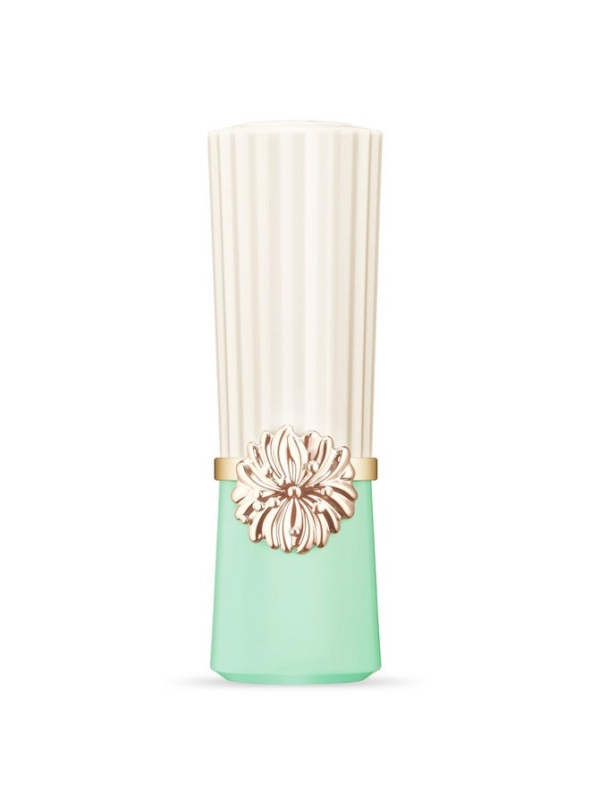 Paul & Joe Paul & Joe Lipstick Case 01, Case Only, Refillable Makeup Lipstick Cases Pink and Red Lipstick Refills, Chic Addition to a Lipstick Holder, Light Green with Iconic Chrysanthemum Motif  - Image 1