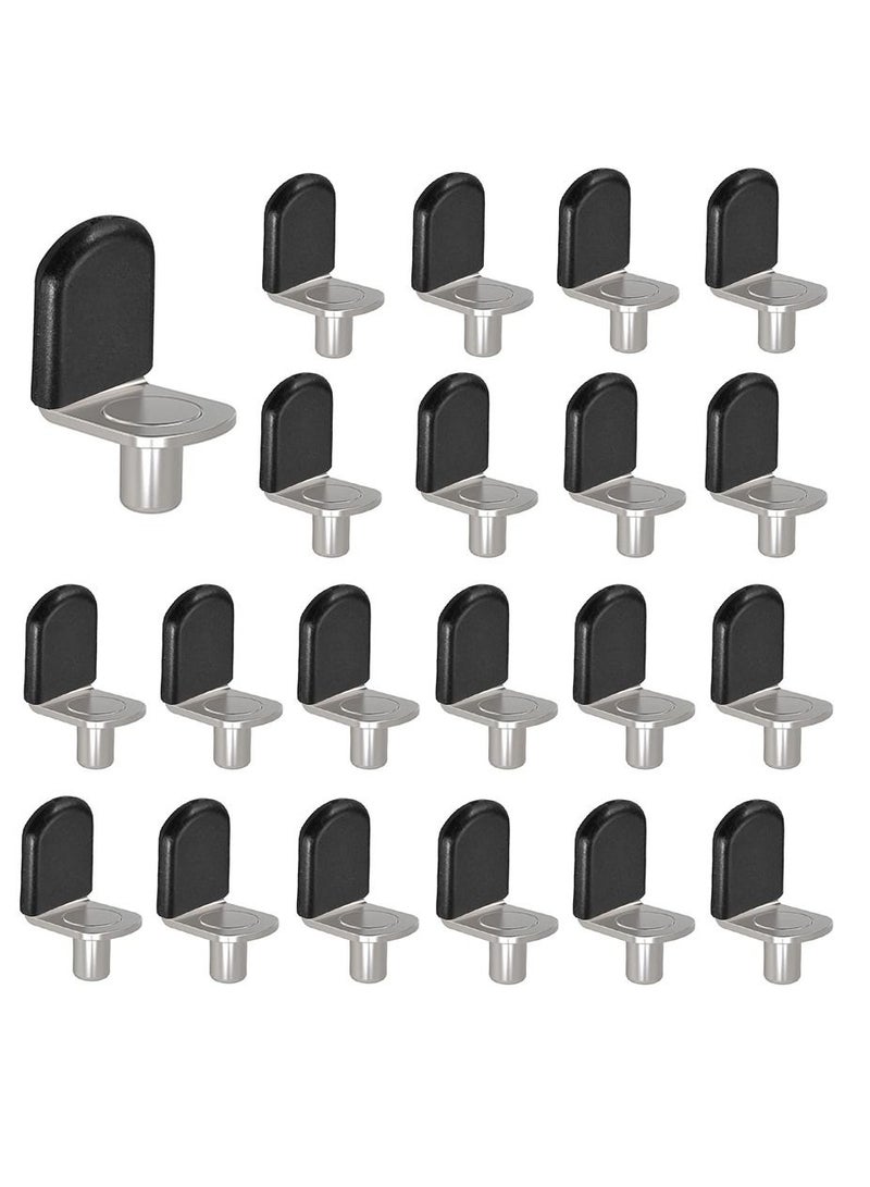 SYOSI 30 Pack Shelf Bracket Pegs, SYOSI Glass Supports Furniture Cabinet Closet Bookcase Shelf Bracket-Style Pegs  - Image 1