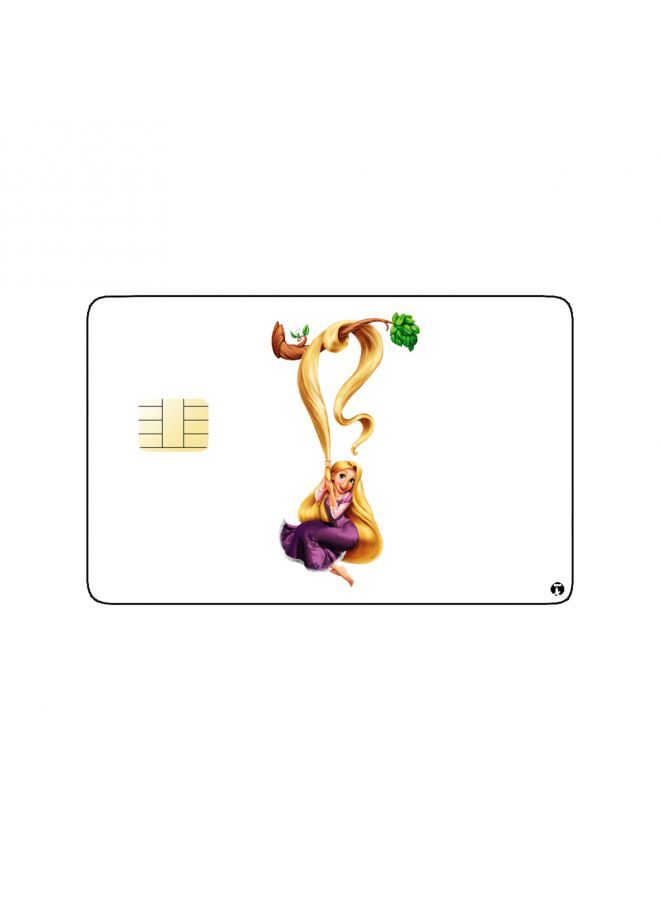 RKN PRINTED BANK CARD STICKER Animation Rapunzel From Tangled By Disney - Image 2
