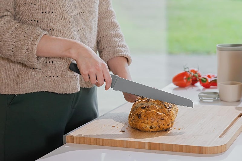 BergHOFF Leo Balance Non-Stick Bread Knife, 23 cm, Grey - Image 2