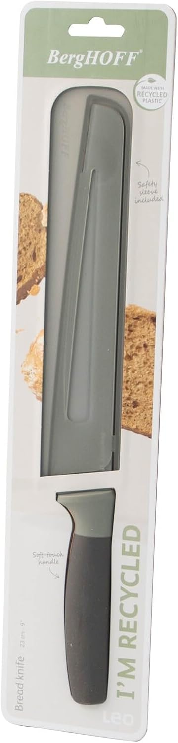 BergHOFF Leo Balance Non-Stick Bread Knife, 23 cm, Grey - Image 4