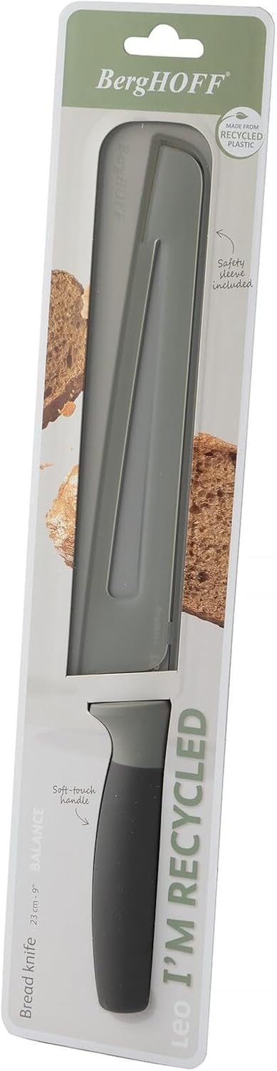 BergHOFF Leo Balance Non-Stick Bread Knife, 23 cm, Grey - Image 3