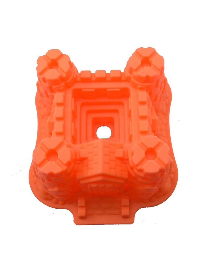 FantasyDay Silicone Baking Molds, 3D Castle Cake Pan, Non Stick Silicone Cake Mold for Cake, Jello, Gelatin, Bread, Soap - 8.8''*8.07''*4.13'' - Image 3