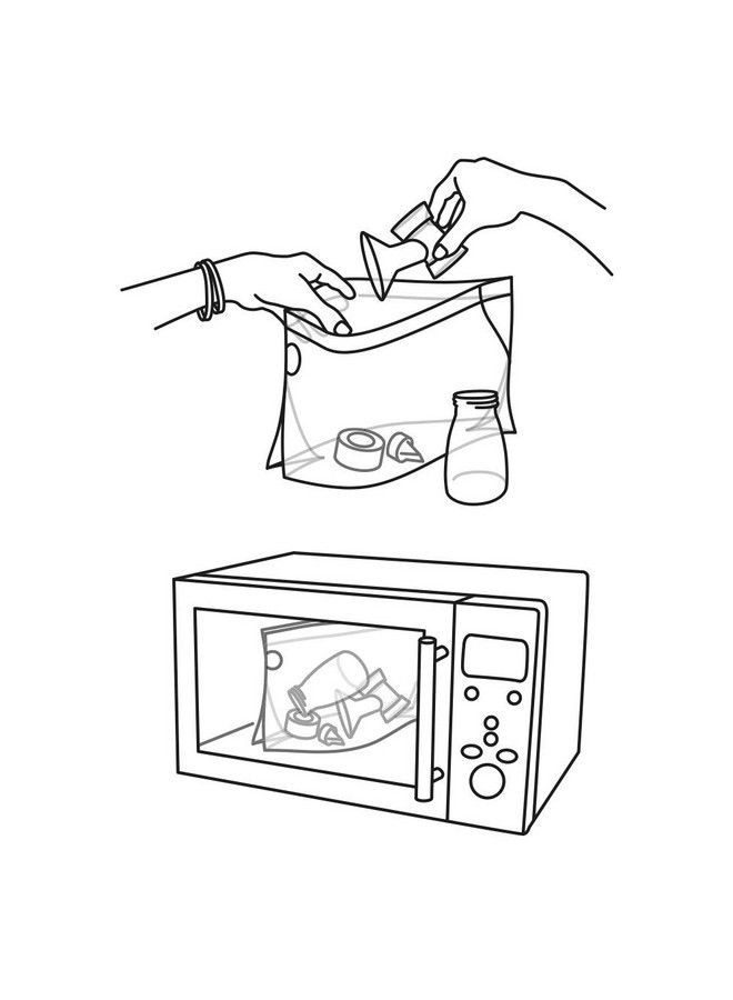 Ardo Easy Clean Multiuse Microwave Steam Cleaning Bags For Breastfeeding Accessories 5 Bags (100 Cleaning Cycles Total) - Image 5