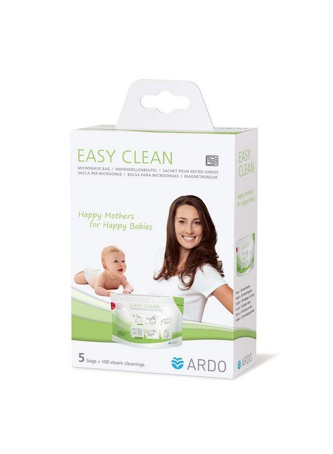 Ardo Easy Clean Multiuse Microwave Steam Cleaning Bags For Breastfeeding Accessories 5 Bags (100 Cleaning Cycles Total) - Image 3