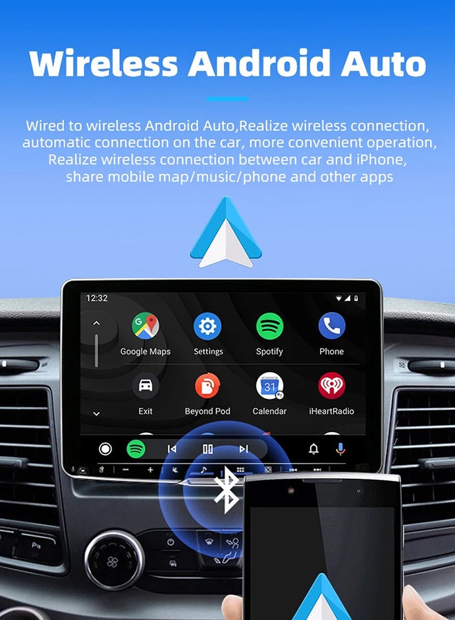 Generic 2 in 1 ultra-mini wireless CarPlay, 2.4+5G WIFI, wired to wireless CarPlay, Suitable for 98% original wired CarPlay/Android Auto cars, plug and play  - Image 5