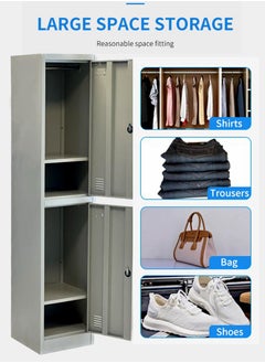Living 2 Doors File Cabinet Metal Locker 42*38*180cm  - Image 3