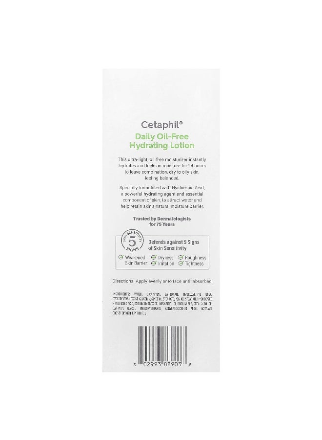 Cetaphil Cetaphil, Daily Oil-Free Hydrating Lotion, 3 fl oz (88 ml)  - Image 3