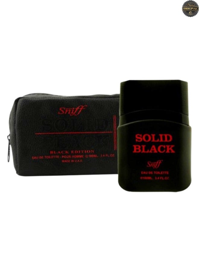 Sniff 10 Pieces Solid Black Perfume 100ML - Image 2