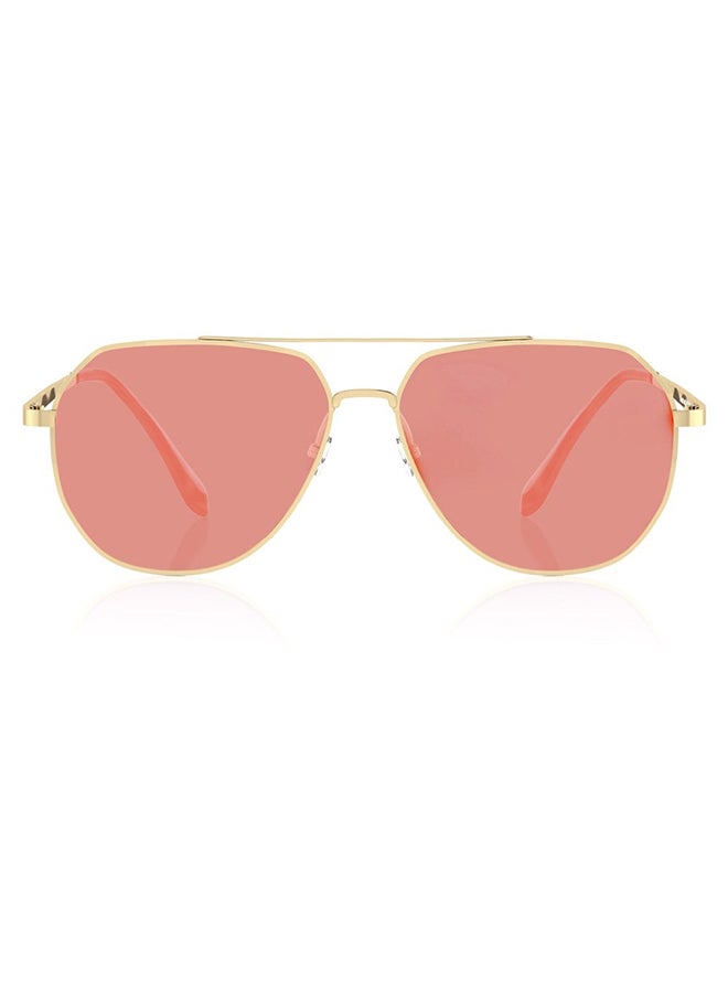 fastrack Men Pilot Polygon Frame UV Protected Sunglasses - Lens Size: 58 mm - Image 1