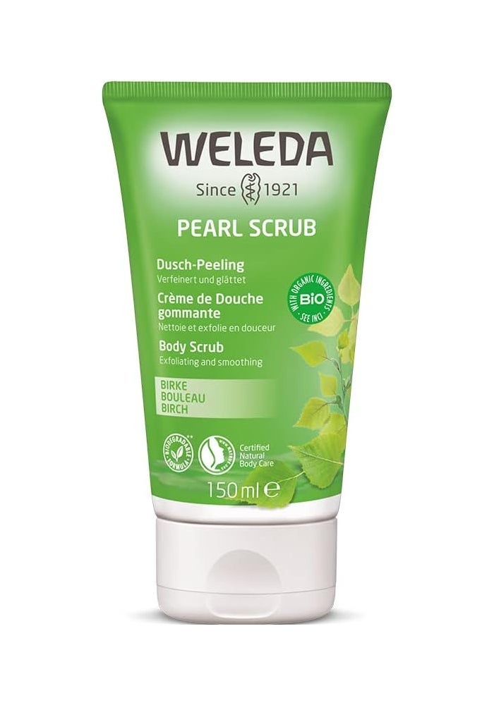 Weleda Birch Body Scrub - Exfoliating and Smoothing Body Scrub with Organic Ingredients, 150 ml - Image 1