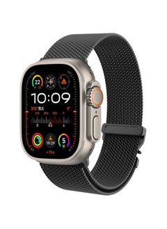 S10 For Apple Strap Watch High-end Metal Milan S9 Nice Magnetic Sport-Color:Stainless Steel Milanese [black]-38/40/41