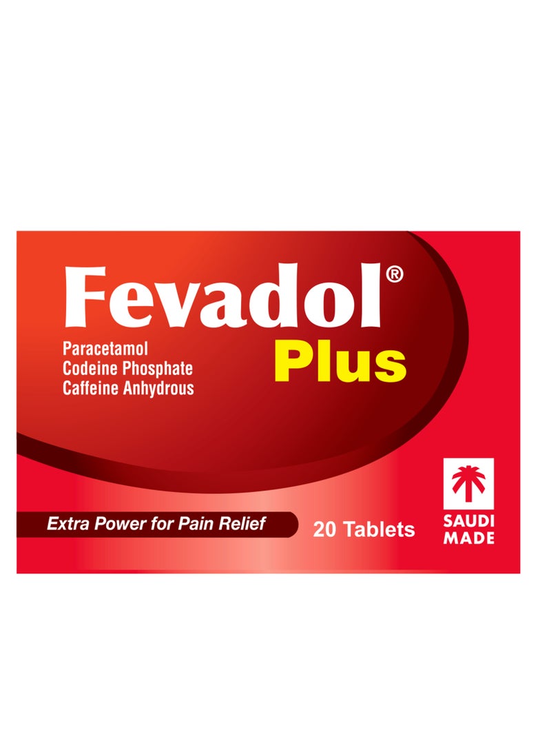 fevadol Plus 20 Tablets - Image 5