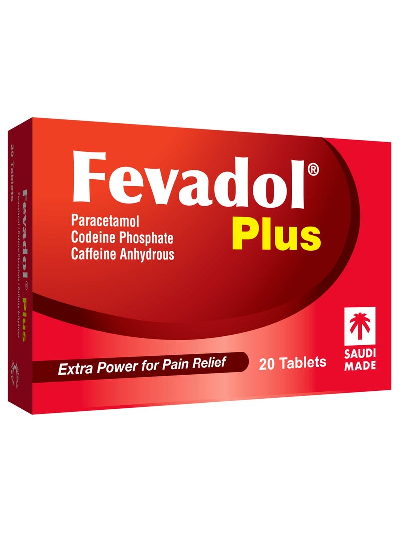 fevadol Plus 20 Tablets - Image 1