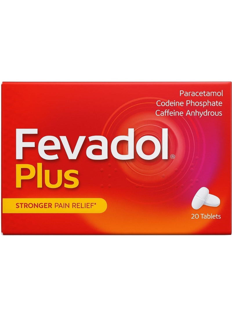fevadol Plus 20 Tablets - Image 2