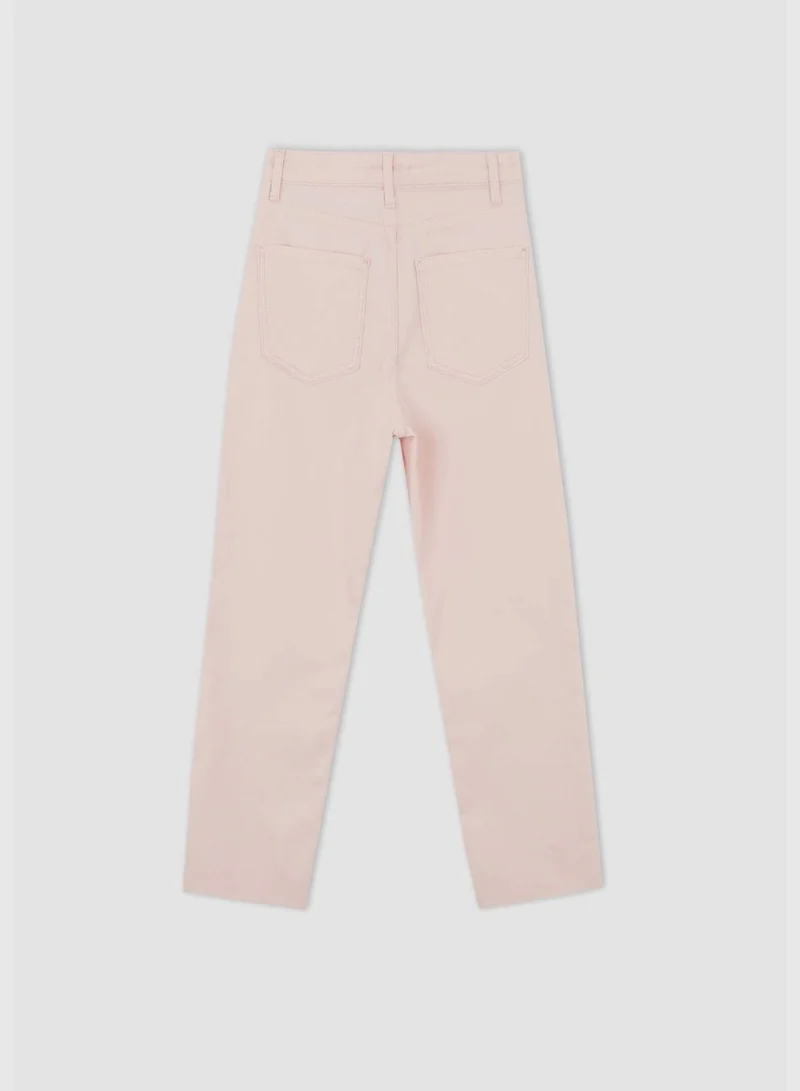 ديفاكتو Woman Straight Fit Woven Bottom Trousers
