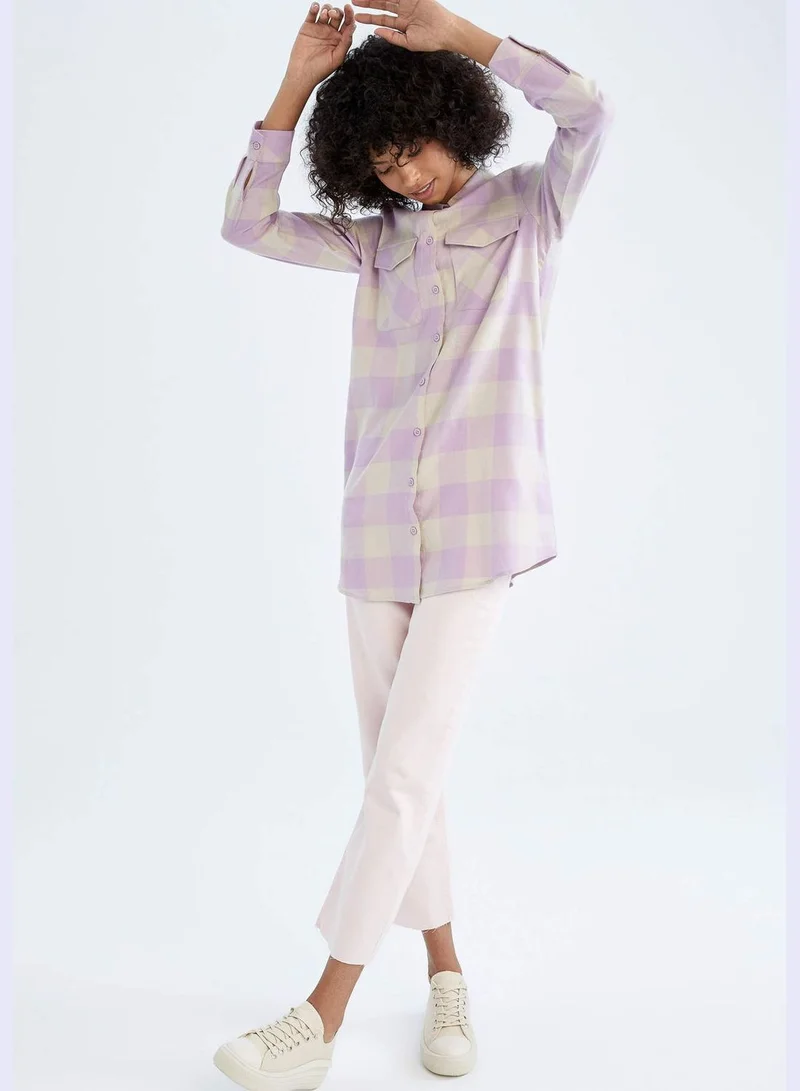 ديفاكتو Woman Straight Fit Woven Bottom Trousers