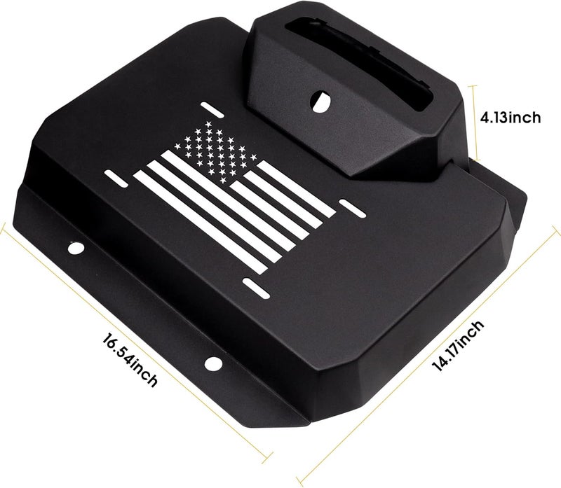 BESTAOO Spare Tire Delete License Plate for Ford Bronco 2021-2023 with Third Brake Light & Camera Hole - Image 2