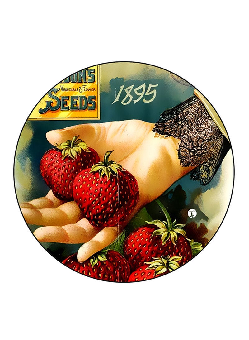 RKN Vintage Art Printed Large Pin Multicolour - Image 2