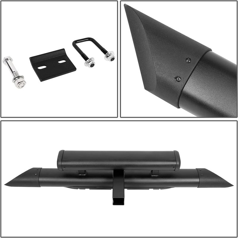 J2 Engineering Heavy-Duty Double Stack Oval Tubular Trailer Truck Towing Hitch Step Bar - Image 5