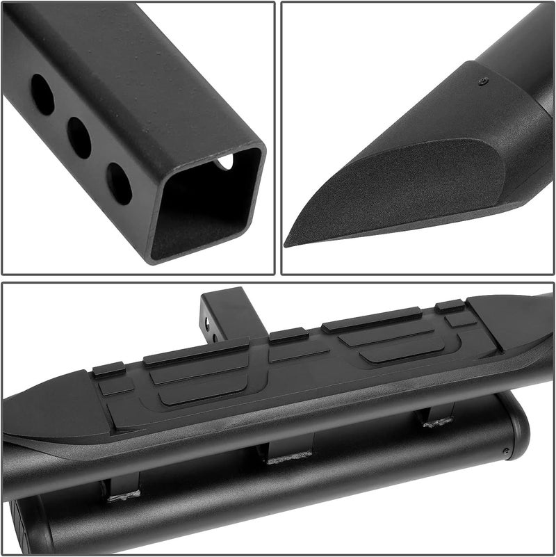J2 Engineering Heavy-Duty Double Stack Oval Tubular Trailer Truck Towing Hitch Step Bar - Image 4