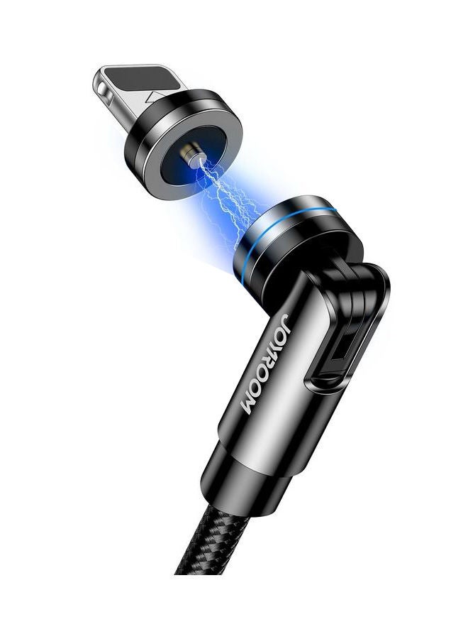 NIBEMINENT Magnetic Charging Cable For Lightning Black - Image 1