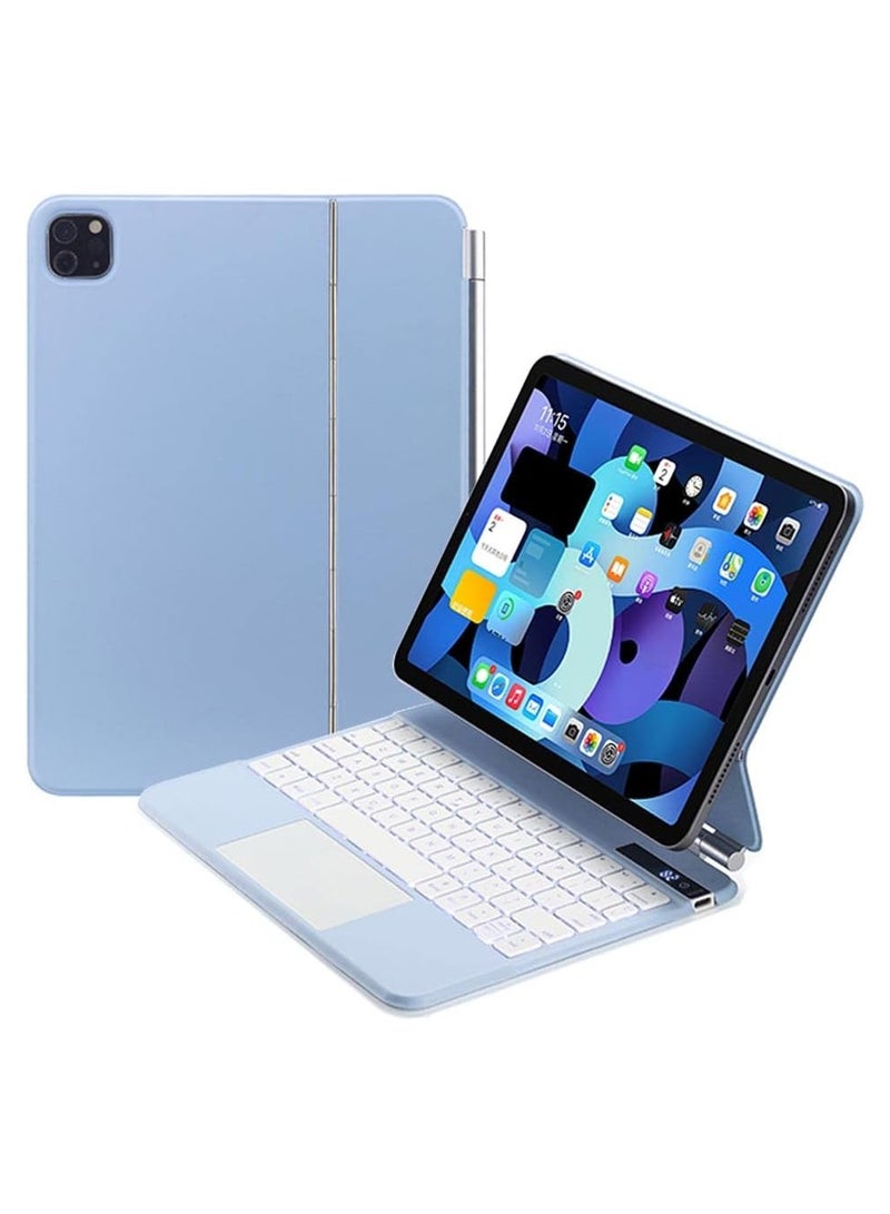 iPad Air5 Air4 Pro11 2022 , 2023 Touchpad Keyboard, Magic Keyboard, Magnetic Suction Cover, Wireless Bluetooth Keyboard, Built-in Lithium Battery, Popular, Cool, Ideal for Remote Work - Image 1