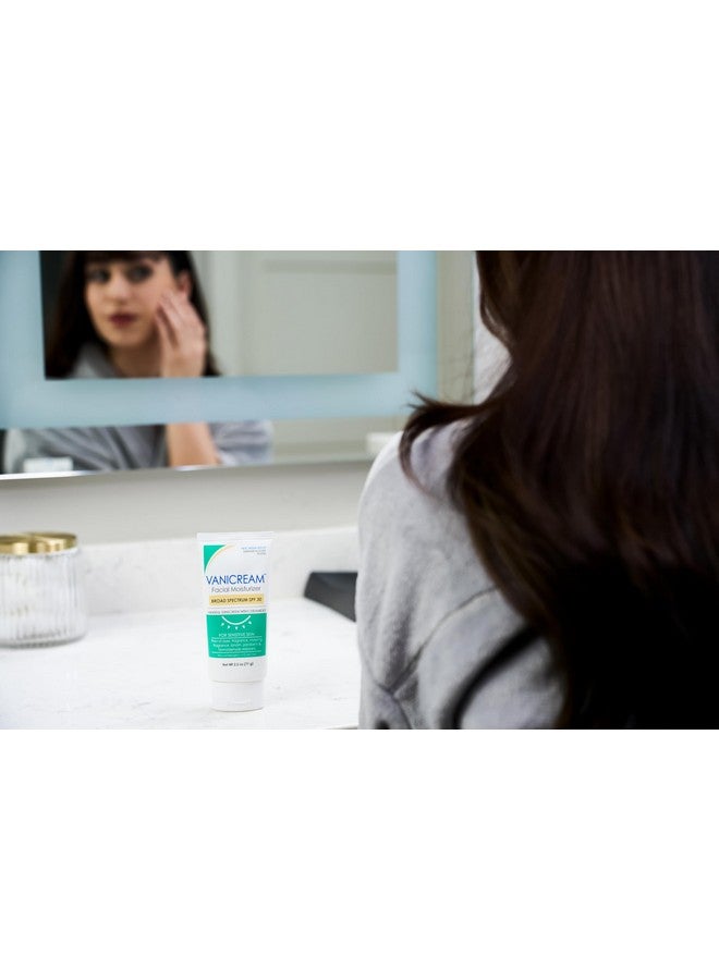 فانيكريم مرطب الوجه Vanicream بعامل حماية من الشمس SPF 30 - واقي شمسي معدني - 2.5 أونصة سائلة - مركب بدون مهيجات شائعة لأصحاب البشرة الحساسة - Image 2