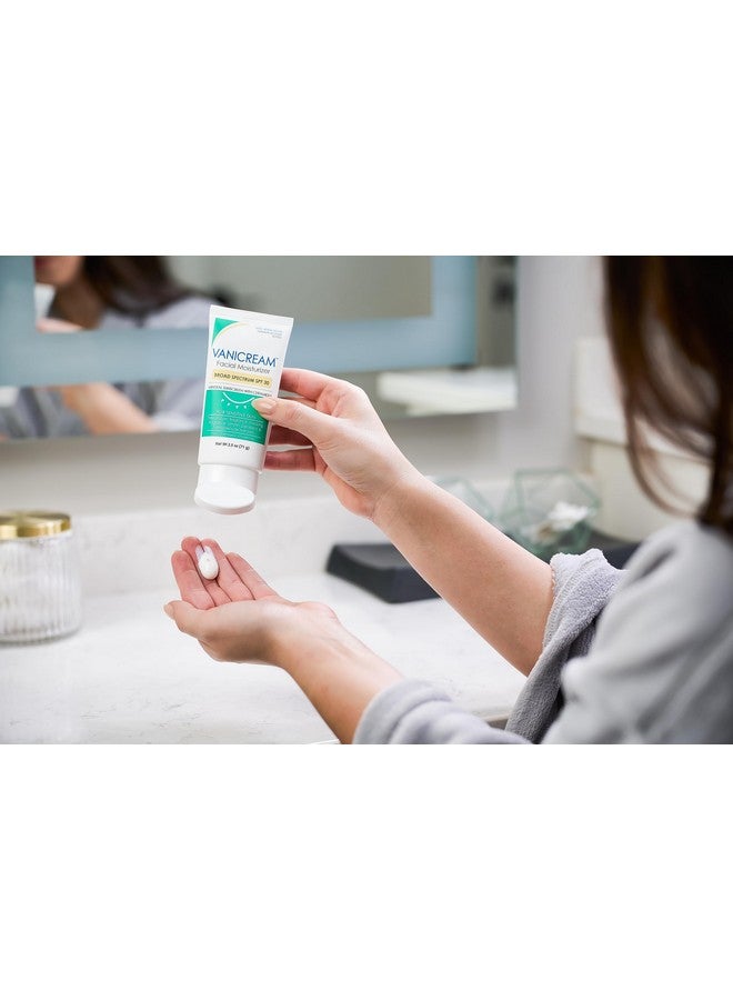 فانيكريم مرطب الوجه Vanicream بعامل حماية من الشمس SPF 30 - واقي شمسي معدني - 2.5 أونصة سائلة - مركب بدون مهيجات شائعة لأصحاب البشرة الحساسة - Image 3