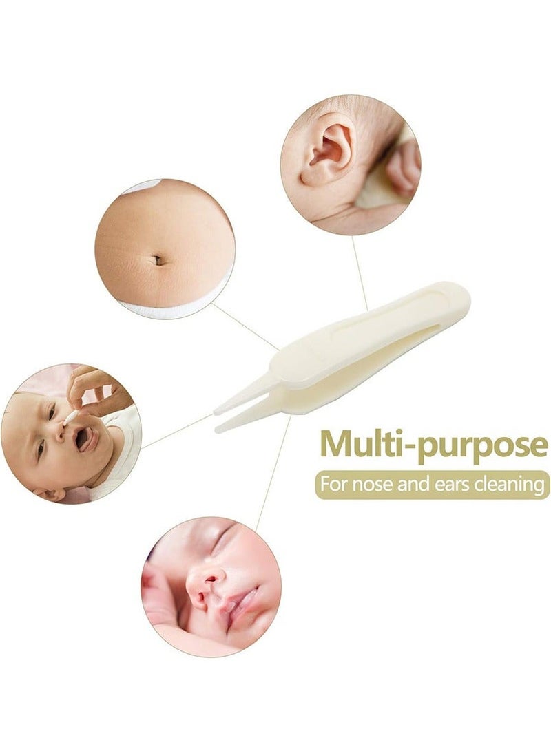 ihomeshop Baby Nose and Ear Cleaner Tool, Nose Cleaning Tweezers , Round-Head Ear Nose Navel Cleaner Clip, Baby Nasal Tweezers, Daily Care Cleaning Tweezers, Baby Cleaning Ear - Image 5