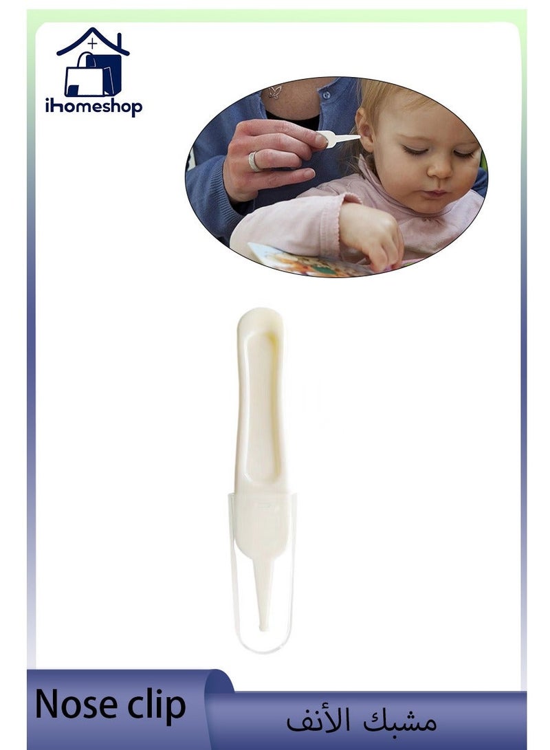 ihomeshop Baby Nose and Ear Cleaner Tool, Nose Cleaning Tweezers , Round-Head Ear Nose Navel Cleaner Clip, Baby Nasal Tweezers, Daily Care Cleaning Tweezers, Baby Cleaning Ear - Image 2