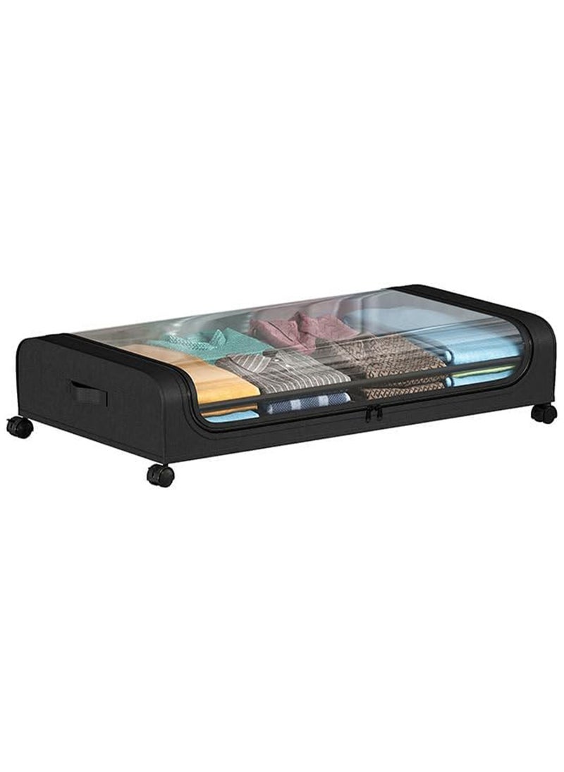 LIMOS - Under Bed Storage Box With Wheels Upgraded Storage Organizer Containers Rolling under bed storage - Image 1
