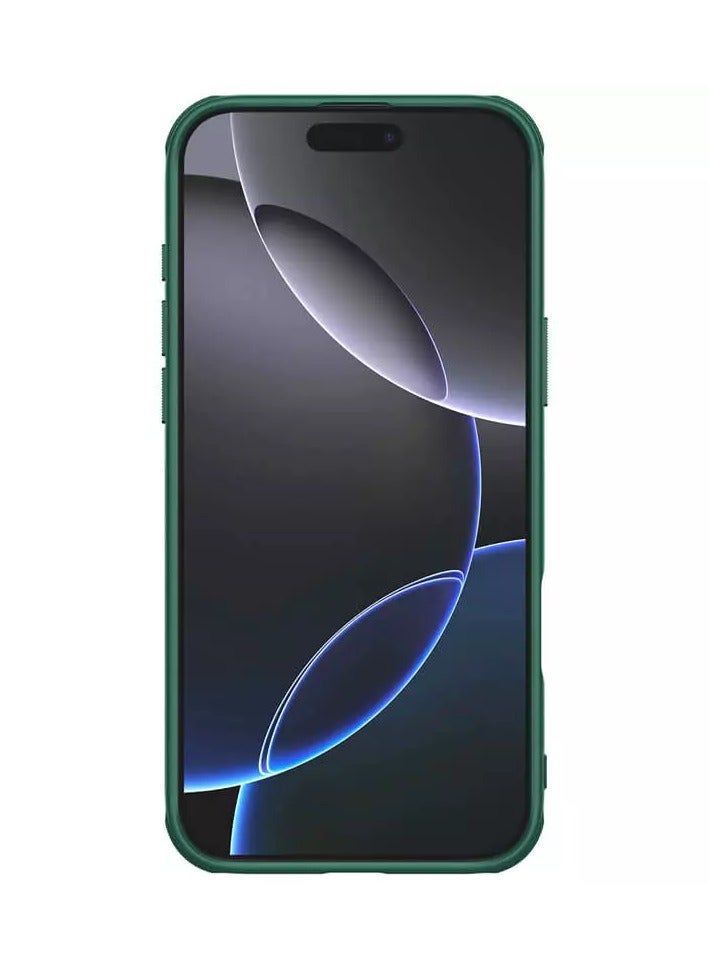 Nillkin Nillkin Super Frosted Shield Pro Matte Case for Apple iPhone 16 Pro Max (2024) - Green, Premium Matte Finish with Enhanced Protection  - Image 2