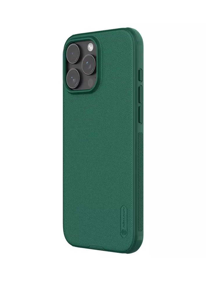 Nillkin Nillkin Super Frosted Shield Pro Matte Case for Apple iPhone 16 Pro Max (2024) - Green, Premium Matte Finish with Enhanced Protection  - Image 5