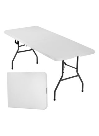 180x70x74cm Folding Table 4 Foot Portable Heavy Duty Plastic Fold-in-Half Utility Table, Buffet Table, dining table - pzsku/Z7AD4A4575752A0895F07Z/45/_/1731940149/d32db185-c697-4117-b198-8b42d0b8266b