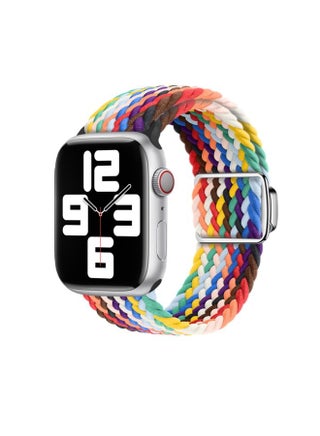 Replacement Strap For Apple Watch 8 45mm Nylon Loop Magnetic Buckle Watch Band Official Rainbow - pzsku/Z7AD4CA64CC295C730FFEZ/45/_/1714875583/aeb457b5-db9f-4bd6-ac9f-fd169c43a5ac