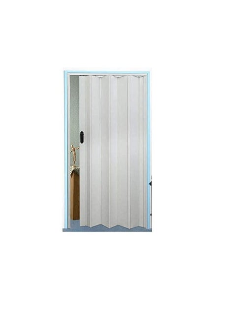 Robustline Folding Sliding Door 210cm Height x 100cm Width, (White)