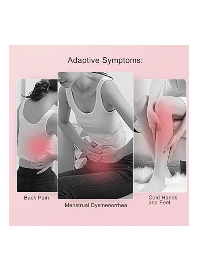 دينكس حزام خصر لتدفئة منطقة الخصر و تخفيف الام الدورة الشهرية لدى النساء وتخفيف التقلصات يعمل بالإهتزاز لتدفئة منطقة الخصر - Image 4