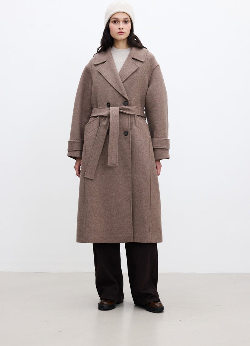 Manuka Italian Cashmere Premium Coat Mink  - Image 3