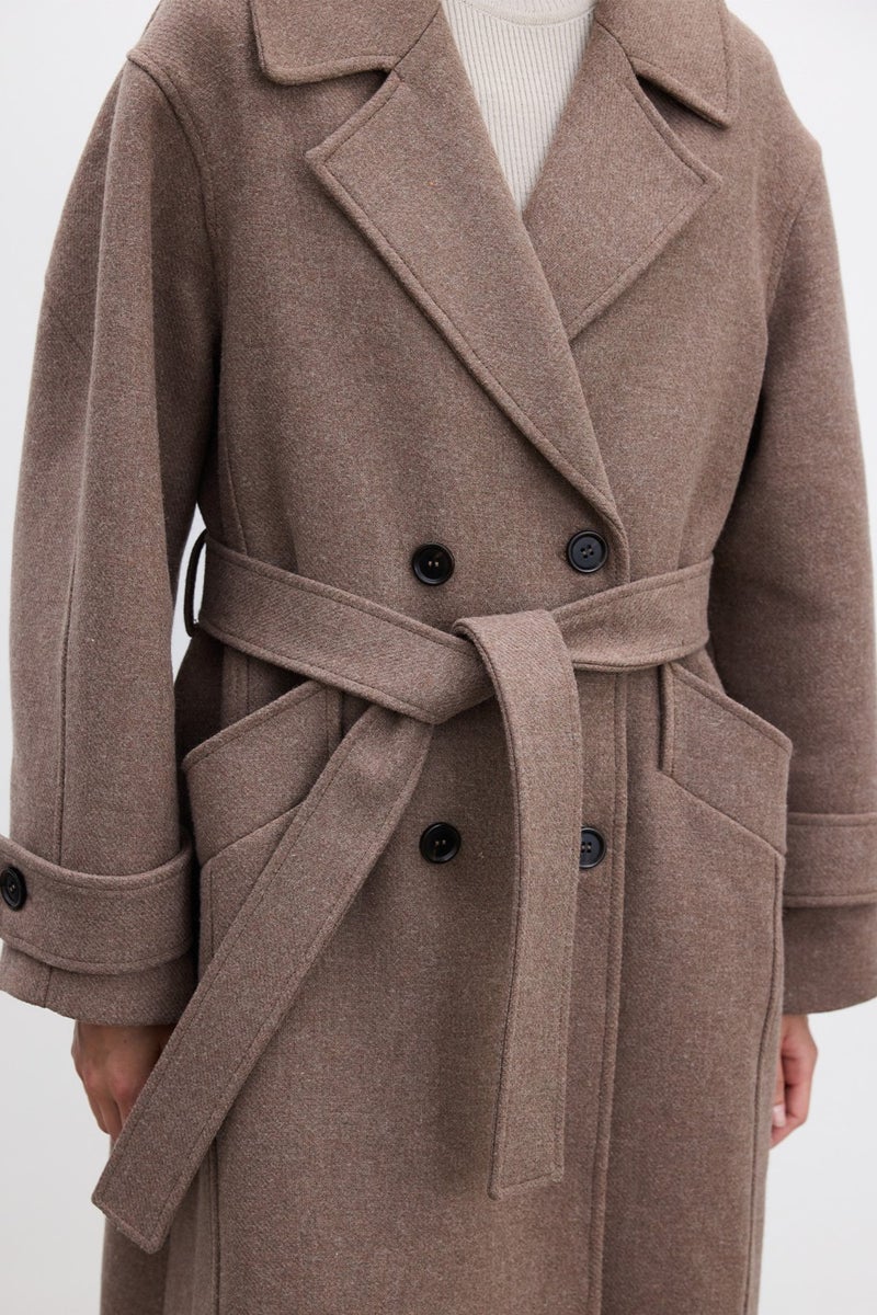 Manuka Italian Cashmere Premium Coat Mink  - Image 5